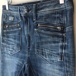 G-Star Raw medium wash denim skinny jeans